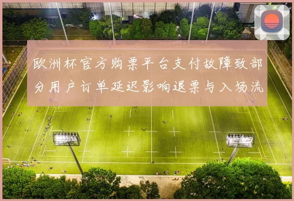 欧洲杯官方购票平台支付故障致部分用户订单延迟影响退票与入场流程
